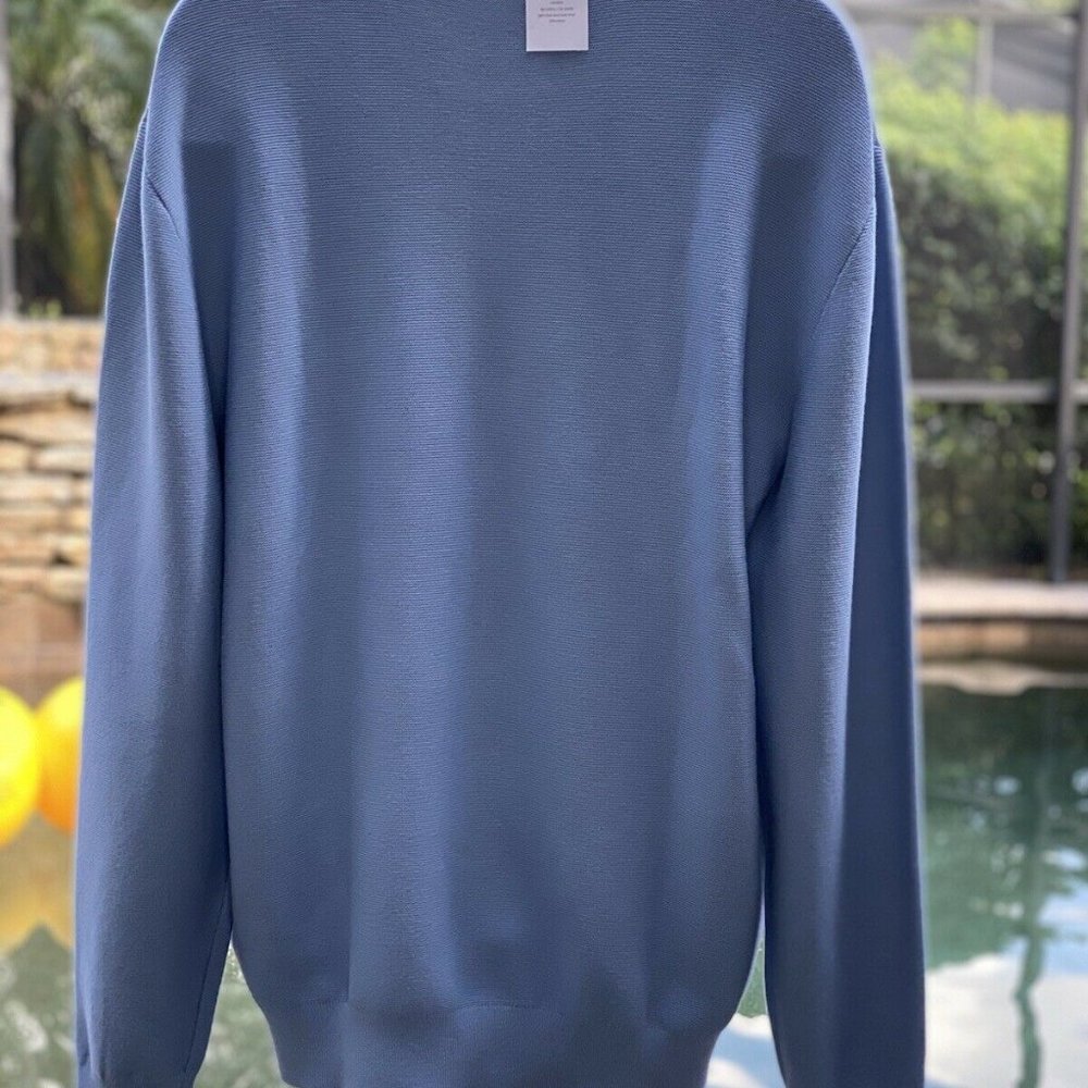 LACOSTE‎ CREW NECK PULLOVER COTTON SWEATER [AH3390] - Picture 8 of 9